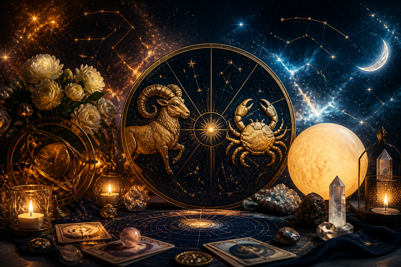 Aries Woman and Cancer Man Compatibility