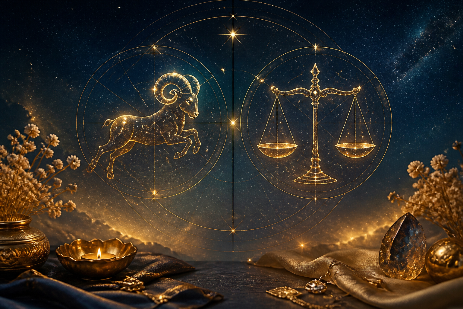 Aries Woman and Libra Man Communication Compatibility