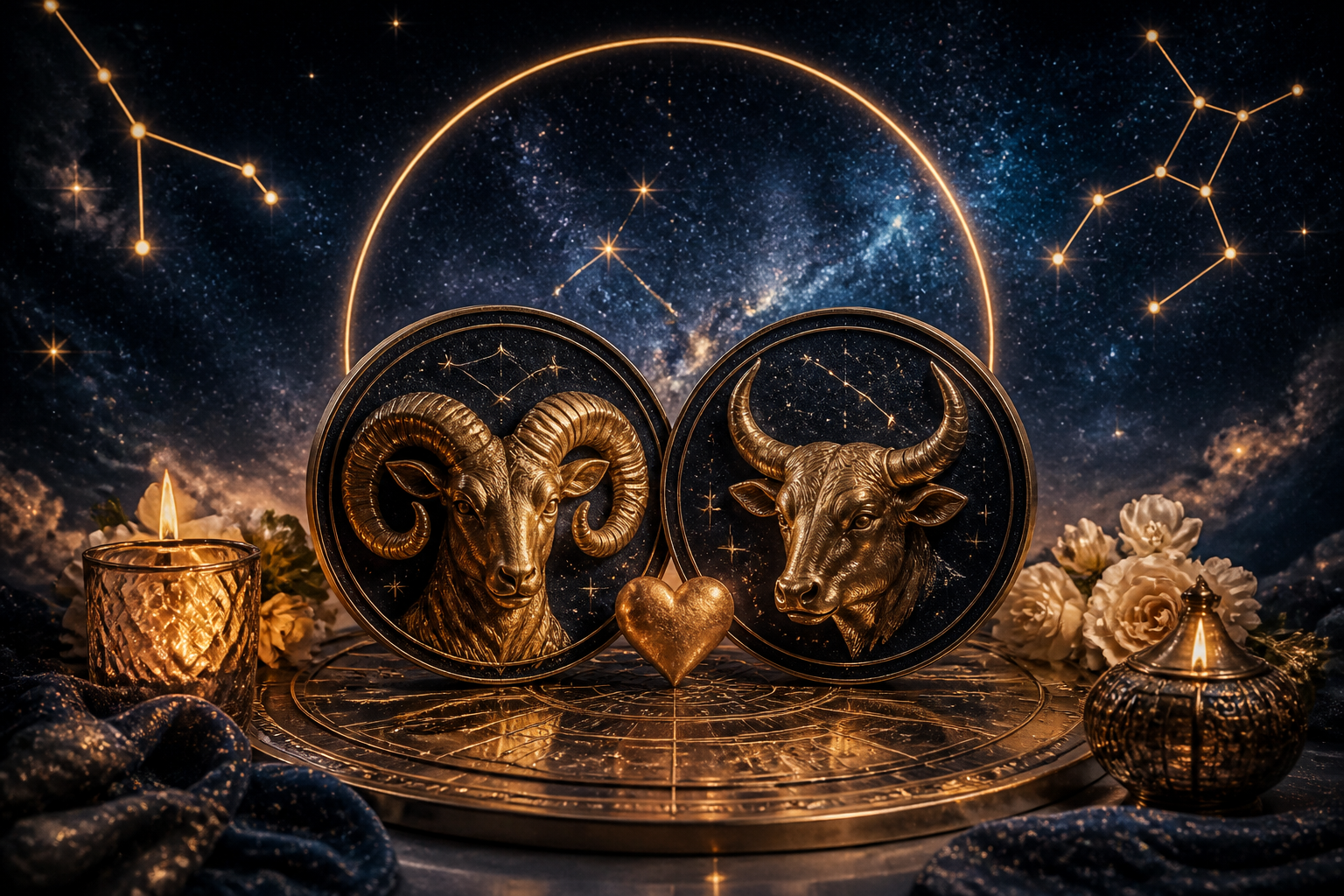 Aries Woman and Taurus Man Compatibility
