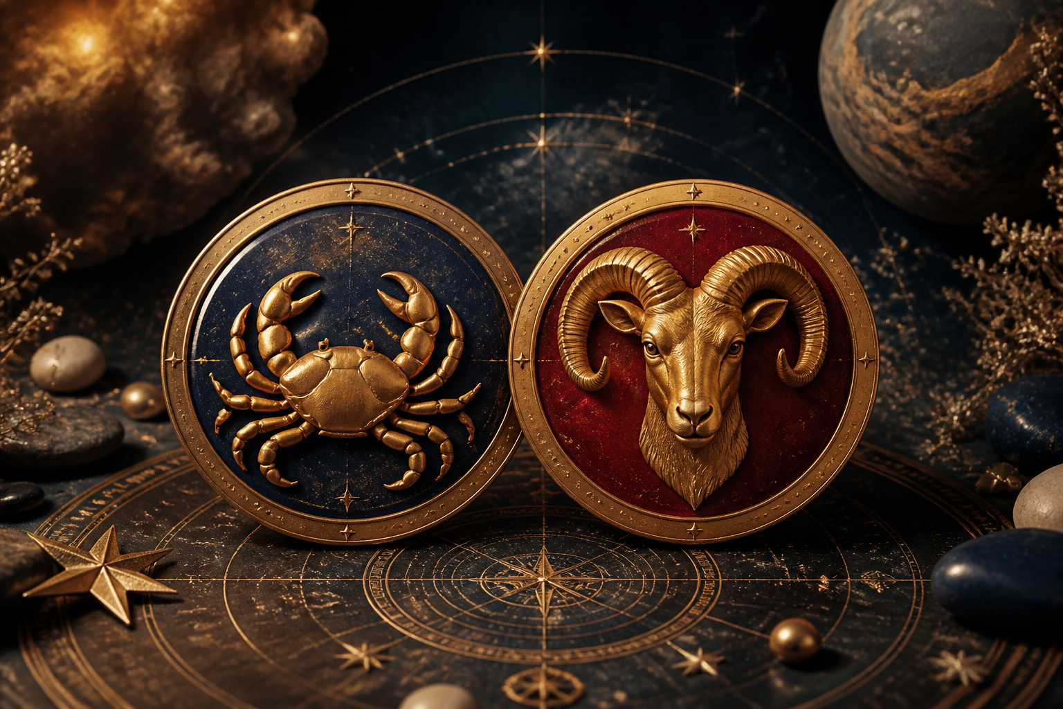 Signs a Cancer Man Likes an Aries Woman